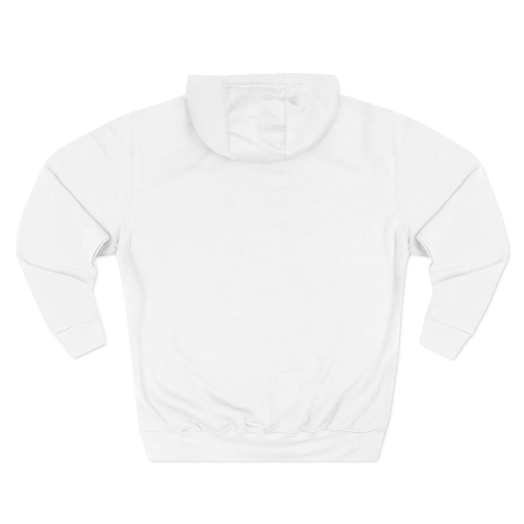 Minimal Three-Panel Fleece Hoodie — Clean Small Chest Logo